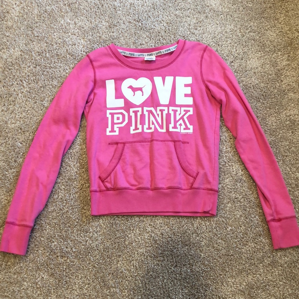 VS Pink pullover sweatshirt